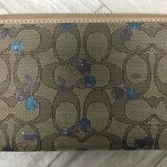 COACH コーチ　花柄 長財布の画像