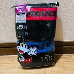 Disney ディズニー メンズ 前開き ボクサーパンツ ミッキー LLの画像