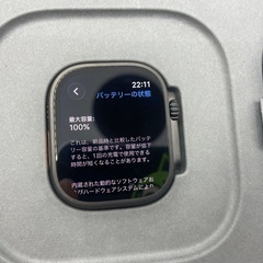 【極美品・バッテリー100%】 Apple Watch Ultra 2 49mmの画像
