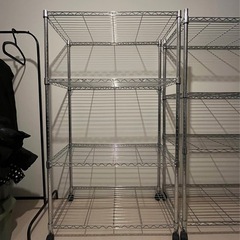 3台セット スチールラック シェルフ 棚 アイアン メタル ラックの画像
