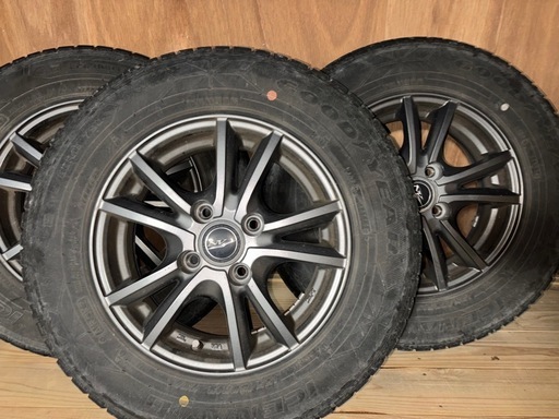 パッソ用   スタッドレス155/80/R13  X3119