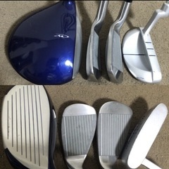 子供用ゴルフセット キッズ ゴルフクラブ 小学生 中学生 高校生 コースも回れます ラウンド可能 美品 初心者にオススメ 子供の入門セットとして最適の画像