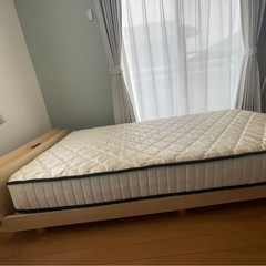 シングルベット、マットレスの画像