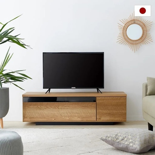 [幅120] 日本製 ローテレビ台 完成品 木製  LOWYA