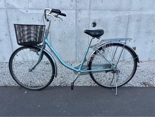 R51】 ブリヂストン エブリッジ EB60U B7L EBRIDE 26インチ 自転車水色