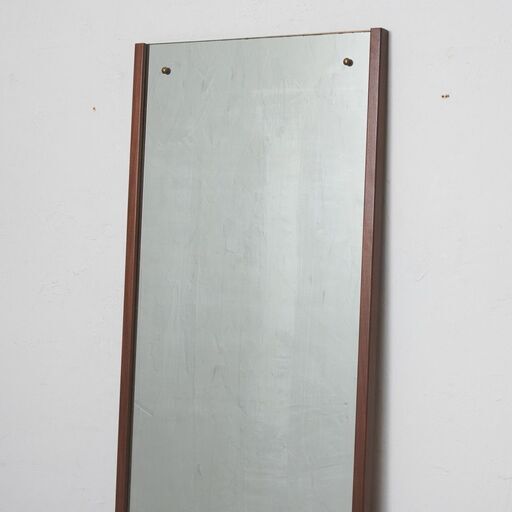 vintage wood イタリア ミラー モダン ミッドセンチュリー 発送の場合は即購入不可】 イギリス ヴィンテージ ウォールミラー 木製