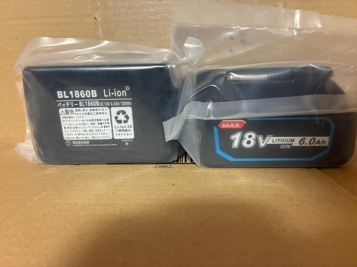 マキタ互換バッテリー 18V6.0Ah 4個