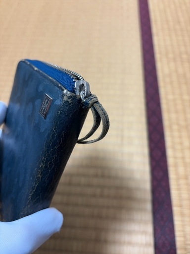 PORTERワンダーラウンドジップ長財布BOX型小銭入れ（カモフラージュ