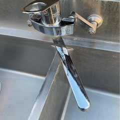 業務用 2槽シンク 混合水栓付き 幅1200×奥600×高さ850+150(mm) 二層 二槽 2曹 流し台 厨房 二槽 二層 厨房機器 店舗用品 厨房機材 大阪の画像