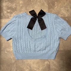 ミニ丈　サマーニットの画像