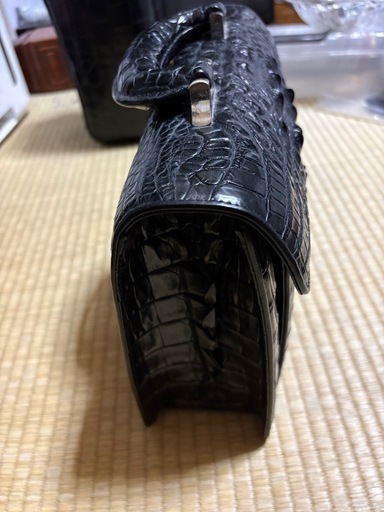 ★超貴重★#クロコダイル#スモールクロコダイル#ポロサス#本物#本革#セカンドバッグ②