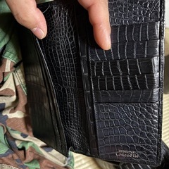 ★超貴重★#クロコダイル#スモールクロコダイル#ポロサス#本物#本革#長財布♯札入れ④の画像