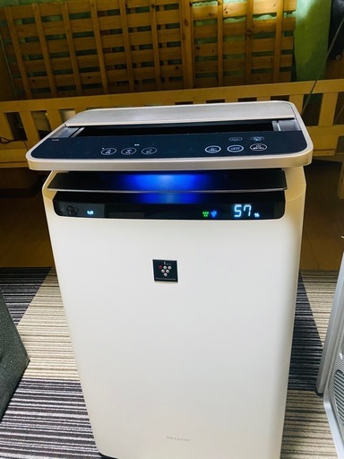 SHARP 加温空気浄機 KI-HP 100 W 2019 年製 (ラム) 北新川の季節、空調