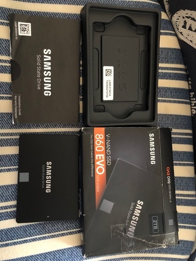 ②正規版Samsung SSD 860 EVO 2TB美品(健康状態正常98%)