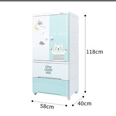 保育園ロッカーやキッズクローゼット  現在使用中の画像