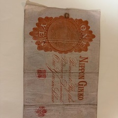 古いお金　お札
の画像