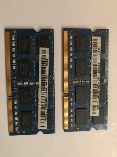 美品SK hynix 16GB(8GBX2枚) DDR3L-1600mhzメモリ