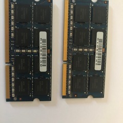希少美品4GB DDR3-1066Mhz PC3-8500S メモリ 2枚セットの画像