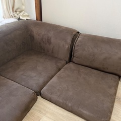 L字型ローソファお譲りしますの画像
