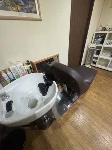シャンプー台　ビューティガレージ　リラクゼーションシャンプーユニット RUBINO Ⅱ【BASIC】(日本製水栓金具セット)