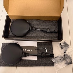 新品未使用 KEMIMOTO バイクミラー　可倒式　の画像