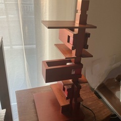 フランク・ロイド・ライト タリアセン4 テーブルスタンド ライト 照明 茶の画像