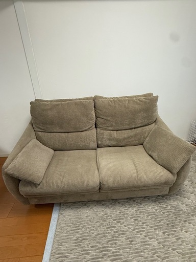 ニトリ Nポケット 2Pソファ／犬あり／引き取り限定／5,000円