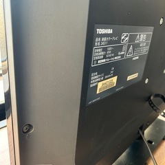 テレビ24型 TOSHIBA 24S11の画像