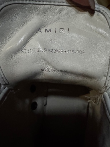 AMIRI MA COURT HIGH 41 26.5cm 26cmスニーカー