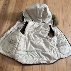 OLIVE des OLIVE doll ダウンベストリバーシブル90〜100の画像