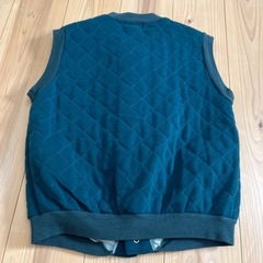 130　子ども用はんてん　ちゃんちゃんこ　スリーパー　袖なし　防寒衣　男の子　の画像