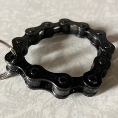 自転車チェーンのオリジナルキーホルダー自作品！の画像