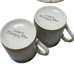 Christian Dior ゴドロン デミタス カップ＆ソーサー2客セット   の画像