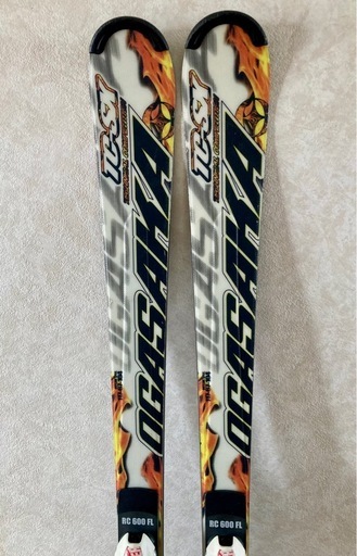 オガサカTC-SX 165cm RC600FLプレート付＋マーカーコンプ16 (くろいた