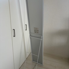 全身鏡  ホワイトの画像