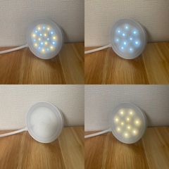 スタンドライト クリップ ホワイトの画像