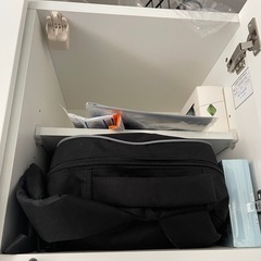 ニトリ製の戸棚(白)の画像