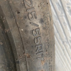 タイヤ 4本セット　215\55\R17の画像