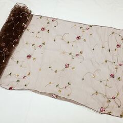 オーガンジー刺繍スカーフ②の画像