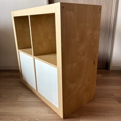 【取引中】IKEA  棚　KALLAX 引出し付　チェスト　北欧の画像