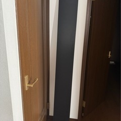 姿見　立て掛け型　ブラックの画像