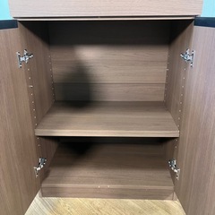 【使い勝手◎】ニトリ　食器棚　木目調♪の画像