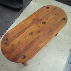 旭川家具 cosine オーバルテーブル 花台 ガーデンテーブル 組み合わせ家具 札幌市東区 新道東店の画像