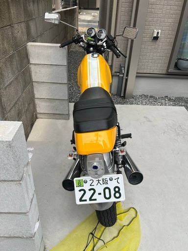 ホンダgb250 クラブマン250 初期型ツインキャブ2本出しマフラー250cc