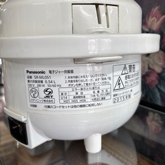 Panasonic 炊飯器 3合炊きの画像