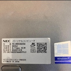 【ジャンク品】NEC LaVie 15.6インチ ノートPC タッチパネルの画像