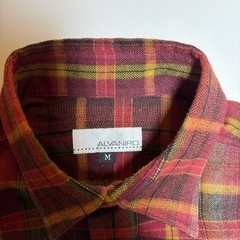 長袖シャツ　チェックシャツの画像