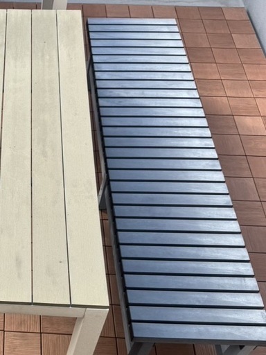 屋外ベンチ　2脚セット

