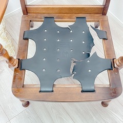 現行品 飛騨産業 穂高 アームチェア フィオレ メロウ ホワイト キツツキマークの画像