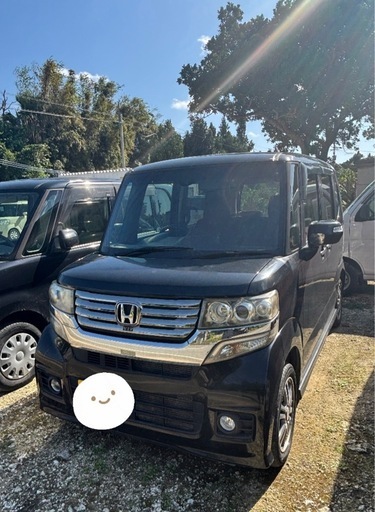 H26ホンダN-BOX カスタム ブラック (オートプラザ森田) 宮古島のN-BOX